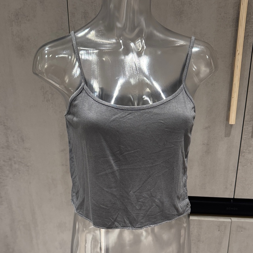 Gray Women's Crop Top